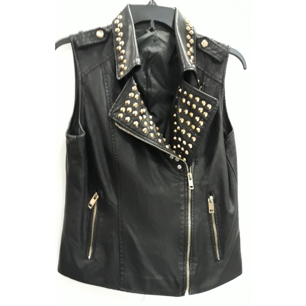 Leather vest